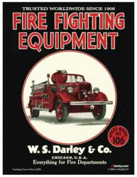 Darley fire equipment catalog #259. The picture includes a red fire truck in the center.